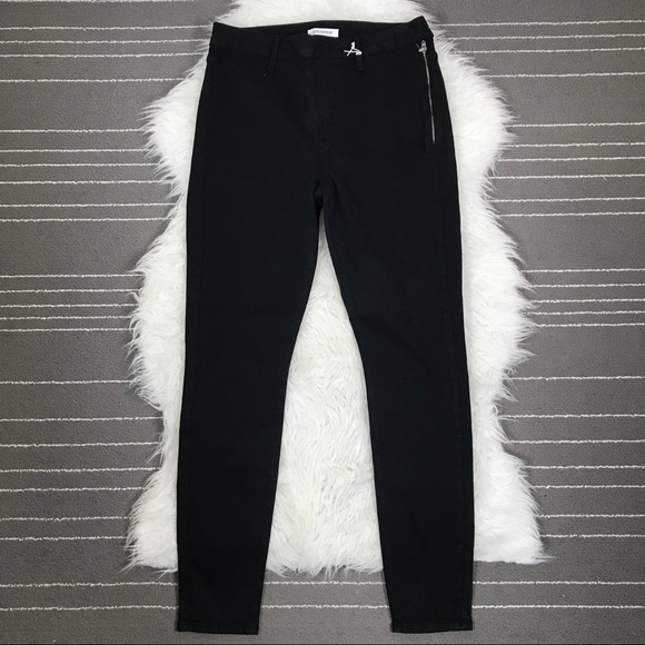 NEW Good American High Waist side zip skinny jeans - Picture 2 of 8